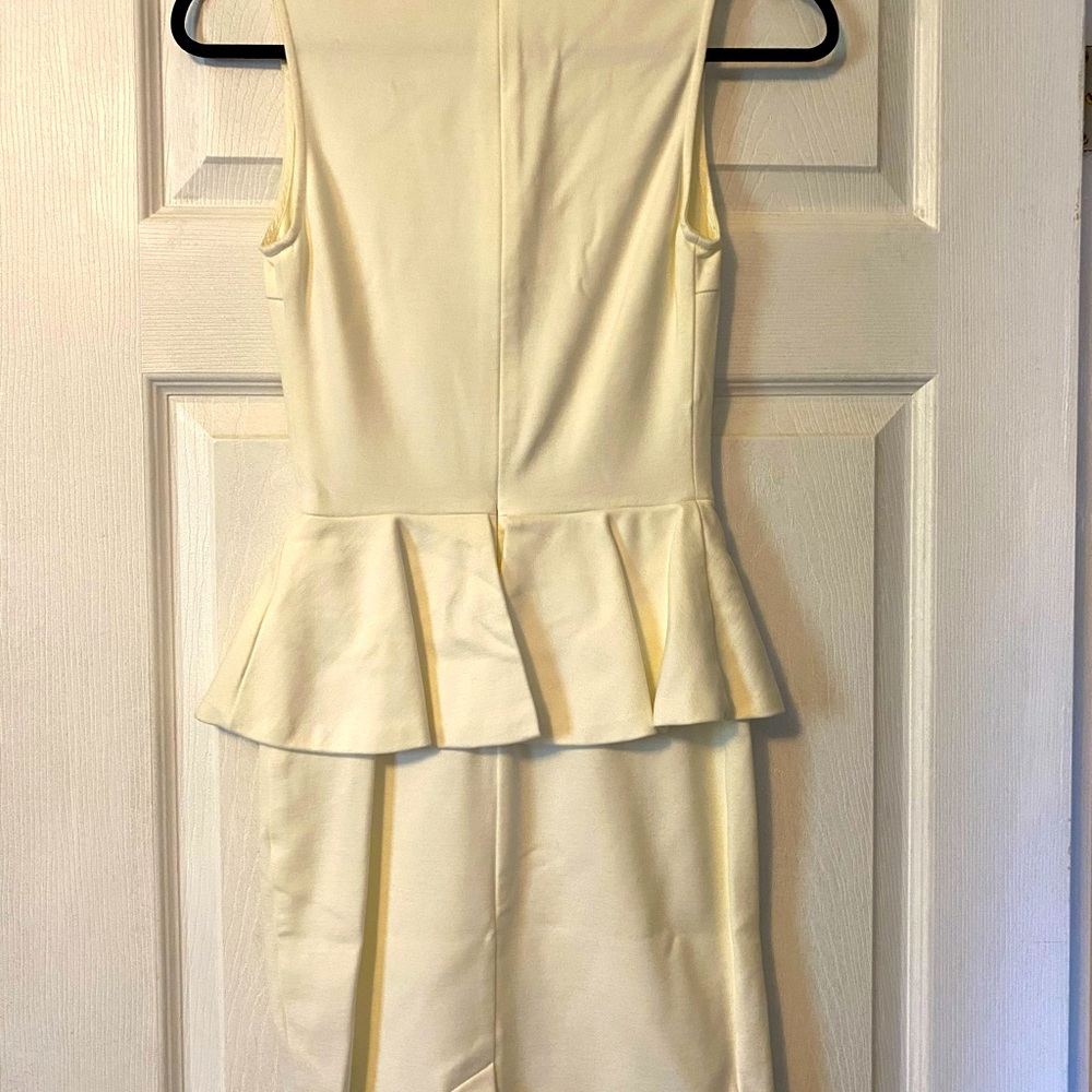Cream classy dress